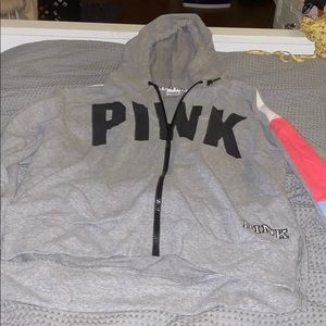 Pink zip up